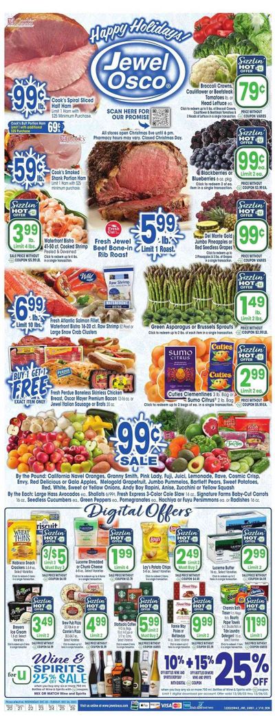 Jewel Osco (IL) Weekly Ad Flyer Specials December 20 to December 26, 2023