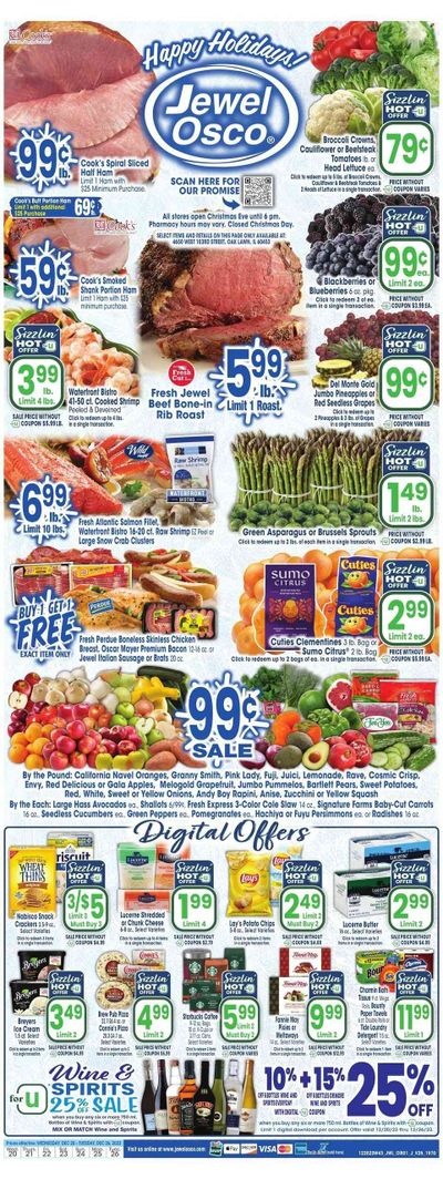 Jewel Osco (IL) Weekly Ad Flyer Specials December 20 to December 26, 2023