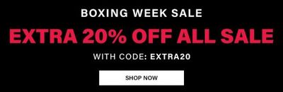 Steve Madden Canada Boxing Week Sale: Extra 20% off All Sale with Promo Code