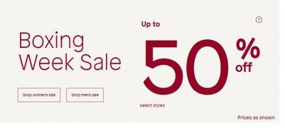 Aldo Canada Boxing Week Sale: Save up to 50% off Select Styles