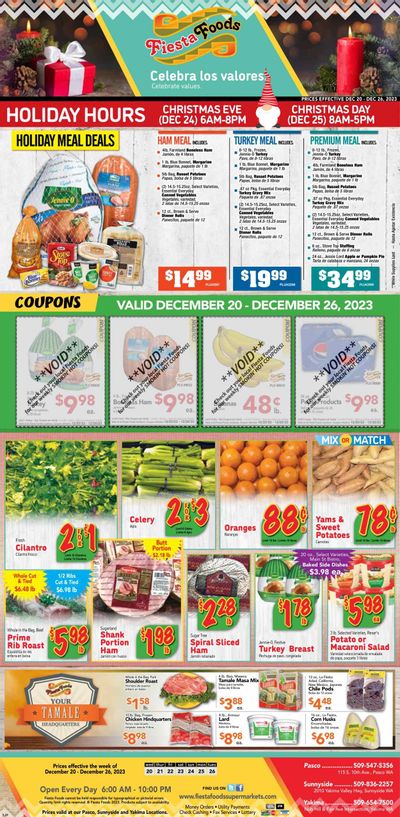 Fiesta Foods SuperMarkets (WA) Weekly Ad Flyer Specials December 20 to December 26, 2023