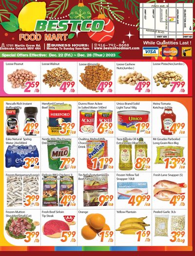 BestCo Food Mart (Etobicoke) Flyer December 22 to 28