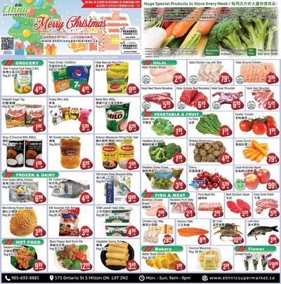 Ethnic Supermarket (Milton) Flyer December 22 to 28