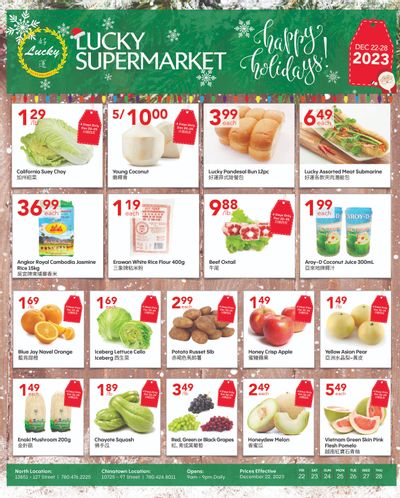 Lucky Supermarket (Edmonton) Flyer December 22 to 28