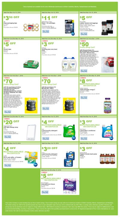 Costco (BC, AB, SK and MB) Weekly Savings November 4 to 10
