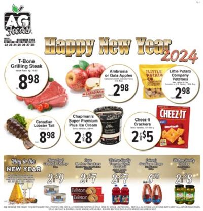 AG Foods Flyer December 22 to 28