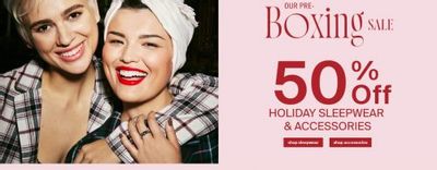 Reitman’s Canada Pre Boxing Day Sale: 50% off Holiday Sleepwear and Accessories