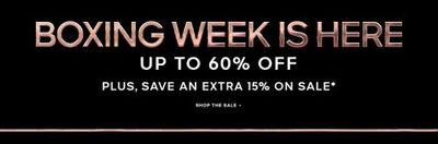 Michael Kors Canada Boxing Week Sale: up to 60% off + Extra 15% off on Sale