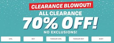 The Children’s Place + Gymboree Canada Pre Boxing Day Offers: 70% off All Clearance + More