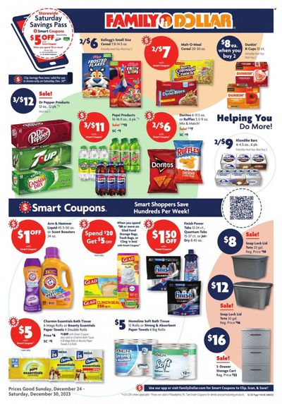Family Dollar Weekly Ad Flyer Specials December 24 to December 30, 2023