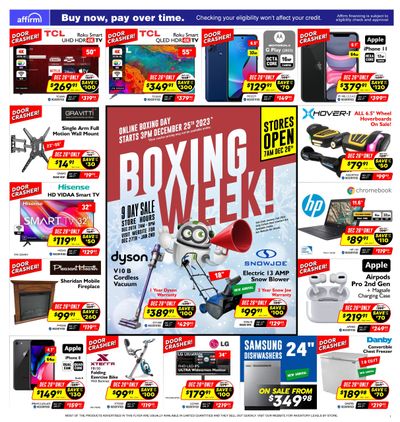 Factory Direct Boxing Week Flyer December 25 to January 2