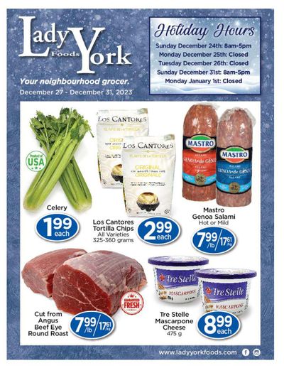 Lady York Foods Flyer December 27 to 31