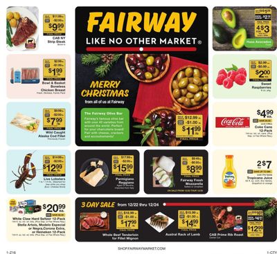 Fairway Market (CT, NJ, NY) Weekly Ad Flyer Specials December 22 to December 28, 2023