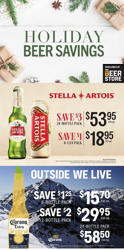 The Beer Store Flyer December 25 to 31