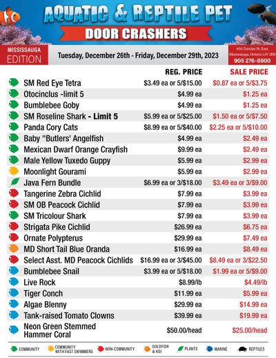 Big Al's (Mississauga) Weekly Specials December 26 to 29 Big Al's (Mississauga) Weekly Specials December 26 to 29