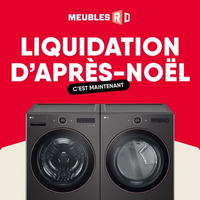 Meubles RD Appliances Flyer December 25 to 31