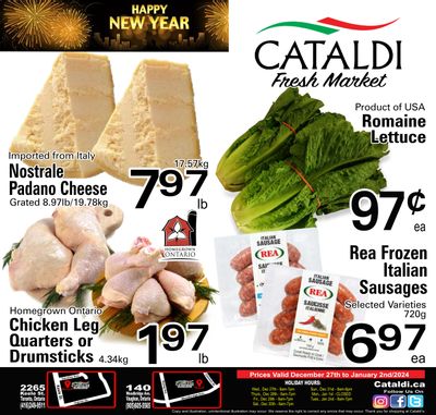 Cataldi Fresh Market Flyer December 27 to January 2