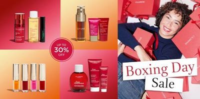 Clarins Canada Boxing Day Deals: Save up to 30% off Selected Items + FREE Shipping on Everything!