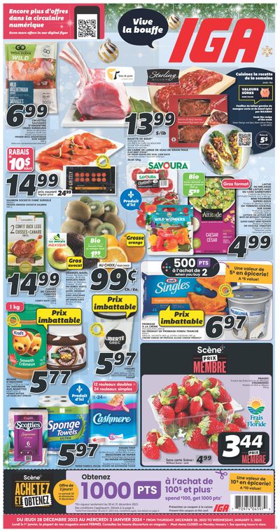 IGA (QC) Flyer December 28 to January 3