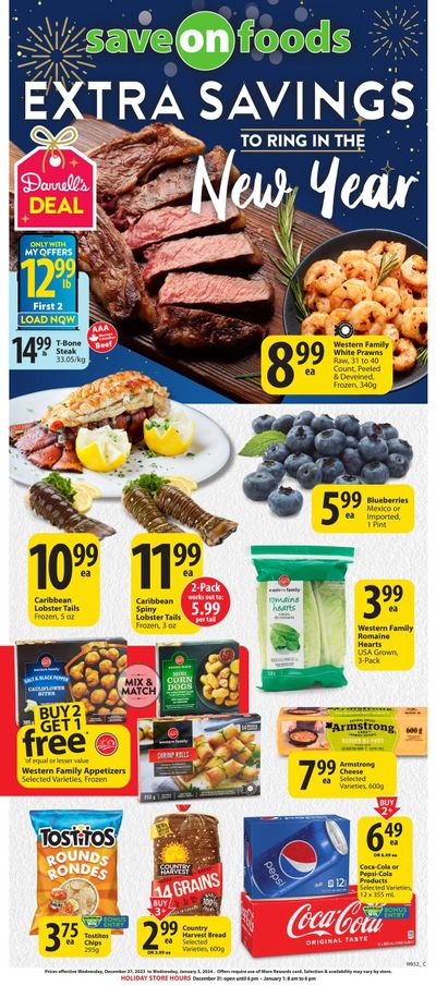 Save On Foods (SK) Flyer December 27 to January 3