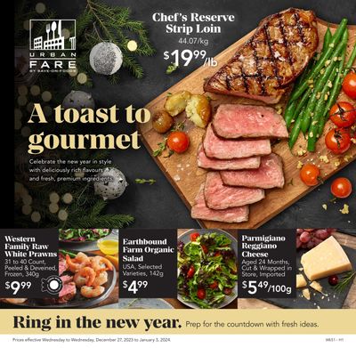 Urban Fare Flyer December 27 to January 3