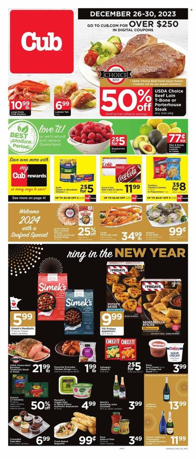 Cub Foods (MN) Weekly Ad Flyer Specials December 26 to December 30, 2023