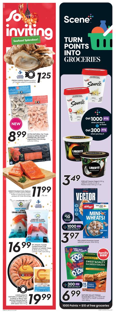 Sobeys (ON) Flyer December 28 to January 3