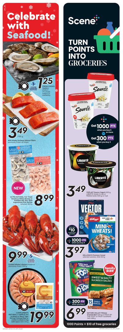 Safeway (BC) Flyer December 28 to January 3