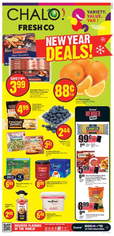 Chalo! FreshCo (ON) Flyer December 28 to January 3