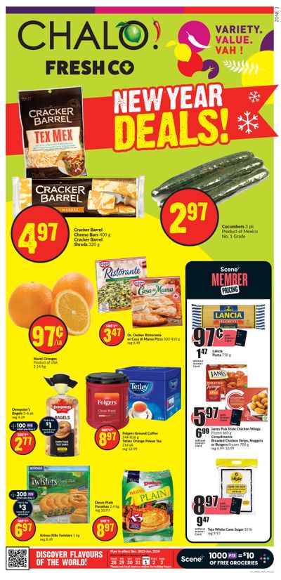 Chalo! FreshCo (West) Flyer December 28 to January 3