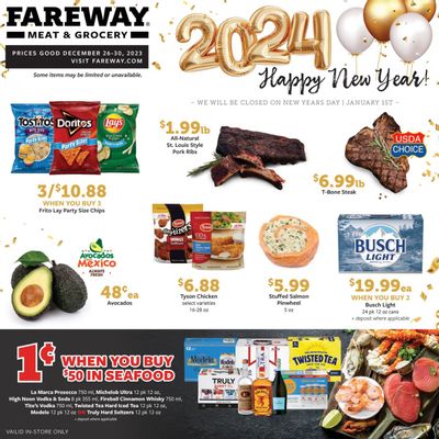 Fareway (IA) Weekly Ad Flyer Specials December 26 to December 30, 2023