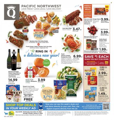 QFC (WA) Weekly Ad Flyer Specials December 27 to January 2, 2024