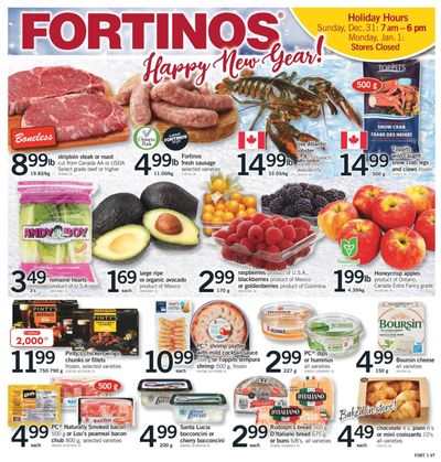 Fortinos Flyer December 28 to January 3