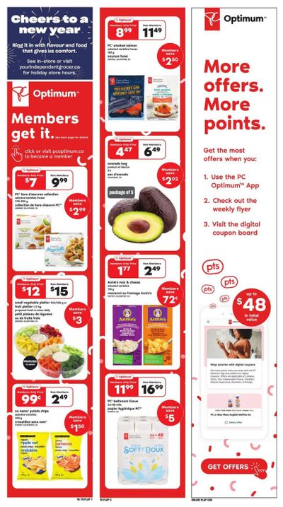 Independent Grocer (Atlantic) Flyer December 28 to January 3