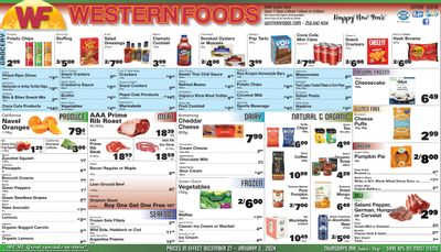 Western Foods Flyer December 27 to January 2
