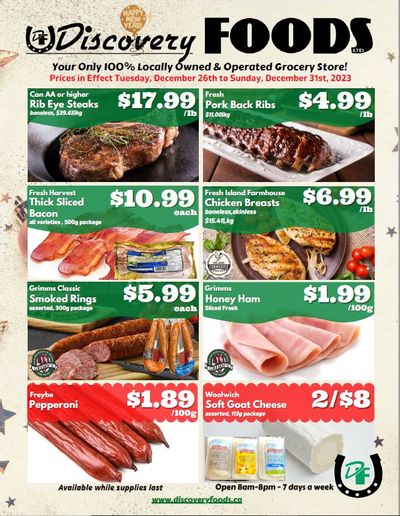 Discovery Foods Flyer December 26 to 31