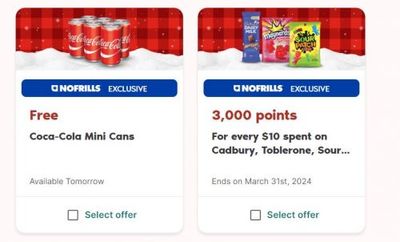 No Frills Hauliday Yays Offers: Free Coca-Cola Mini Cans December 27th Only