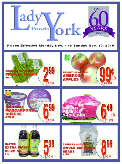 Lady York Foods Flyer November 4 to 10