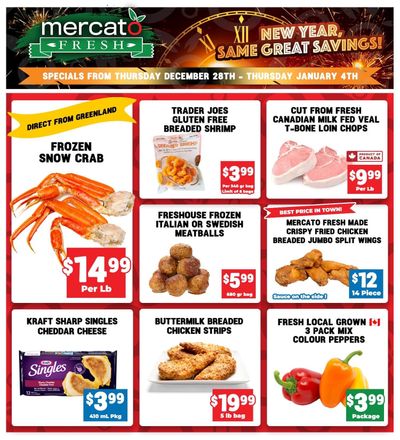 Mercato Fresh Flyer December 28 to January 4