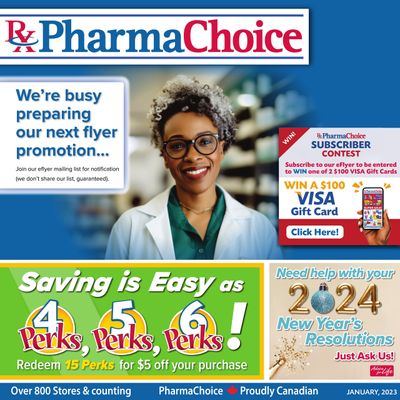 PharmaChoice Flyer December 28 to January 3