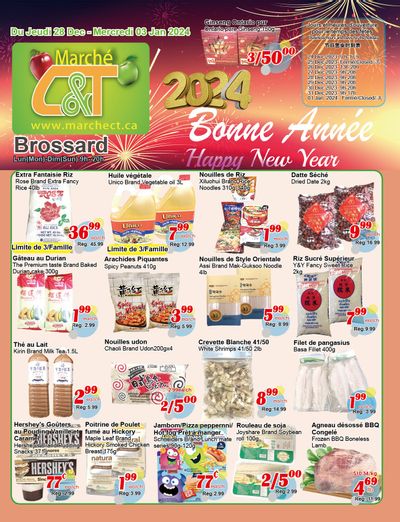 Marche C&T (Brossard) Flyer December 28 to January 3