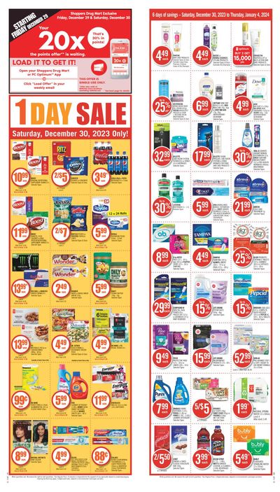 Shoppers Drug Mart (Atlantic) Flyer December 30 to January 4