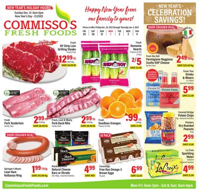 Commisso's Fresh Foods Flyer December 29 to January 4