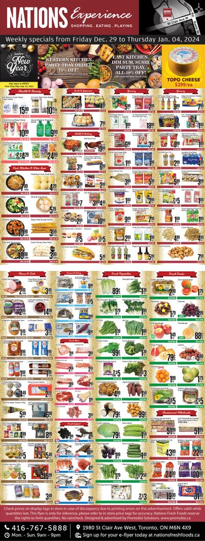 Nations Fresh Foods (Toronto) Flyer December 29 to January 4