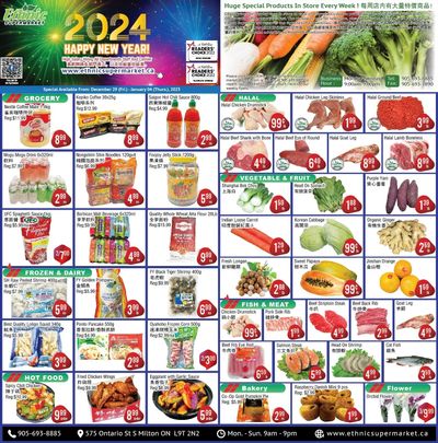 Ethnic Supermarket (Milton) Flyer December 29 to January 4