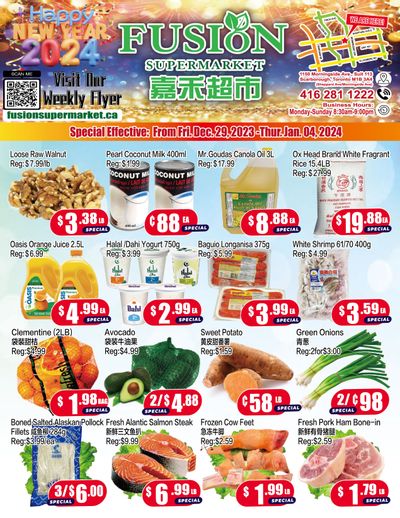 Fusion Supermarket Flyer December 29 to January 4