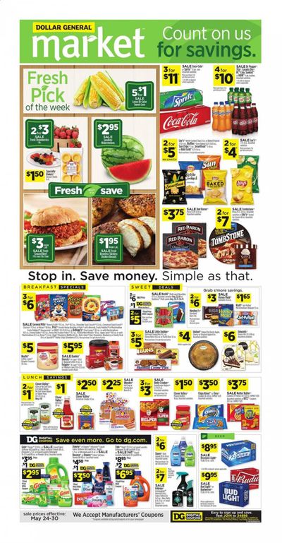 Dollar General Weekly Ad & Flyer May 24 to 30