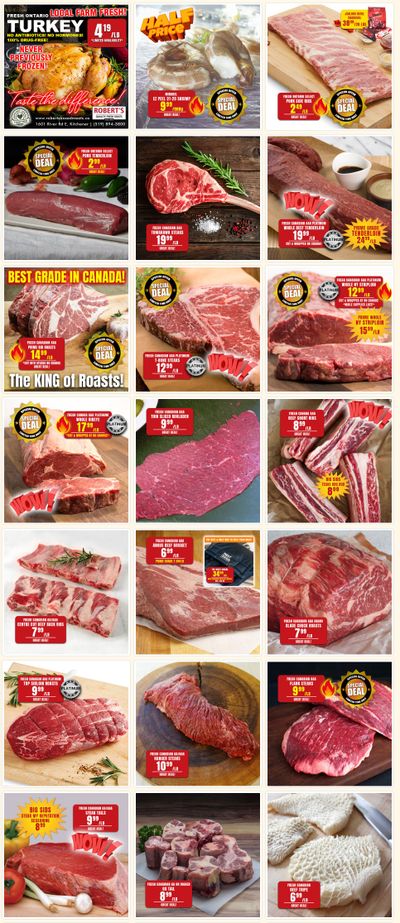 Robert's Fresh and Boxed Meats Flyer December 25 to January 1
