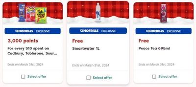 No Frills Hauliday Yays Offers: Free Smartwater 1L Digital Coupon