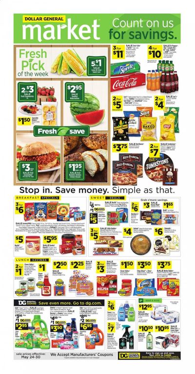 Dollar General Weekly Ad & Flyer May 24 to 30